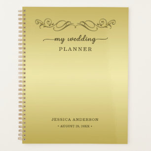 Elegant Luxury Gold Ornate wedding Planner