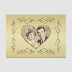 Elegant Luxury Gold Ornate wedding Tissue Paper