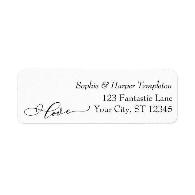 Elegant Luxury Script Font Simple Typography Love (Front)