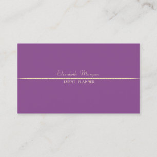 Elegant Luxury Simple,Violet Business Card