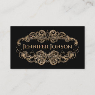 Elegant Luxury Vintage Style Frame Business Card