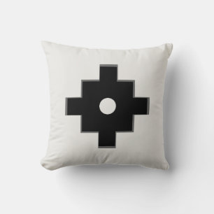 Elegant Machu Picchu Geometric Design Throw Pillow