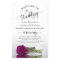 Elegant Magenta Rose Budget Wedding Program