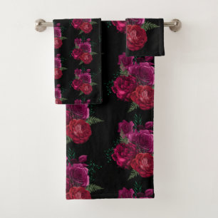 Elegant Magenta Rose Floral Bouquet