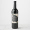 Elegant Magnolia Black Cheers Wedding Wine Labels