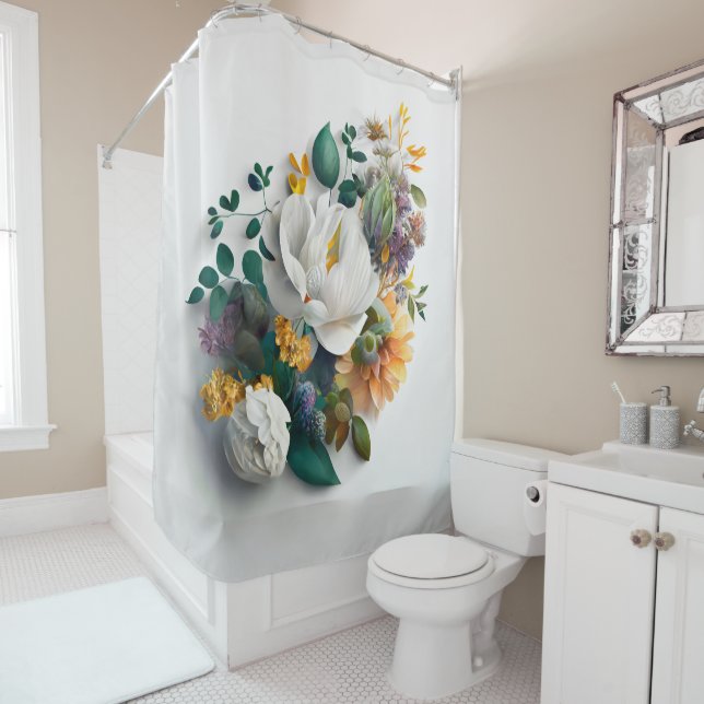 Elegant Magnolia | Blush Monogrammed  (In Situ)