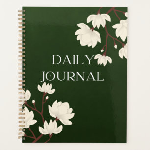 Elegant Magnolia Botanical "Daily Journal" Planner