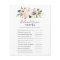 Elegant Magnolia Bride and Groom Trivia Game