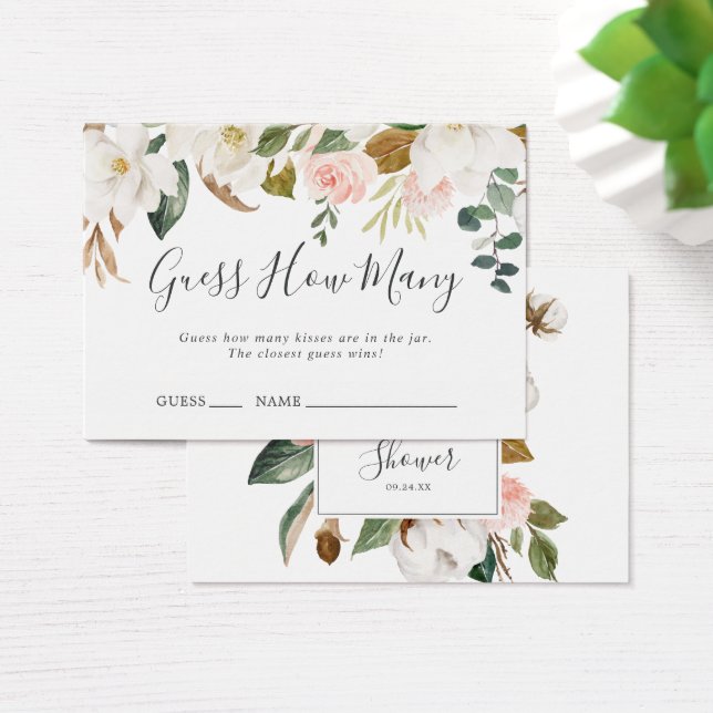 Elegant Magnolia Devine Combien De Baisers Jeu (Bureau)