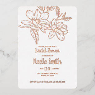 Elegant Magnolia Flowers, Bridal Shower
