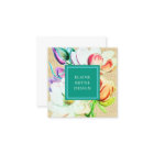 Elegant Magnolia Watercolor Floral  Business Card