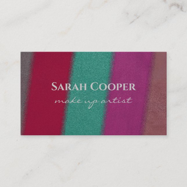 Elegant make up artist business card (Front)