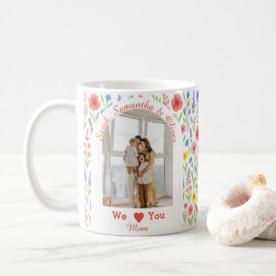 Elegant Maman Mug Cadeau cardiaque personnalisé