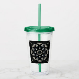Elegant Mandala Acrylic Tumbler