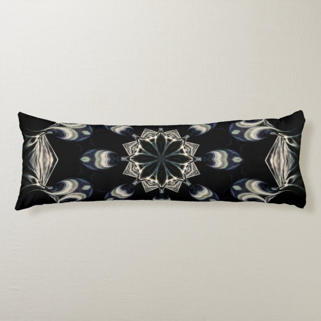 Elegant Mandala Body Pillow (Front)