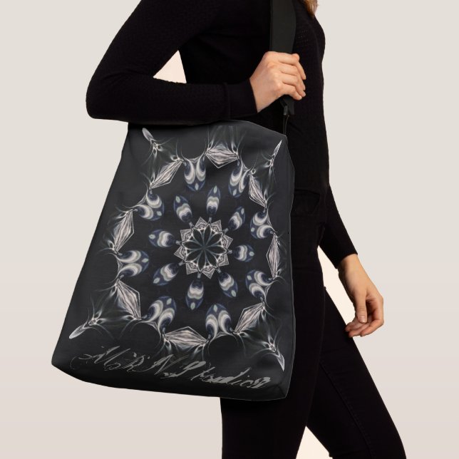 Elegant Mandala Crossbody Bag (Close Up)