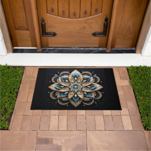 Elegant Mandala Design Door Mat