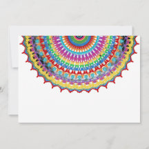 Elegant mandala envelope