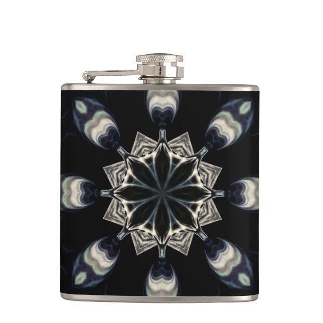 Elegant Mandala Hip Flask (Front)