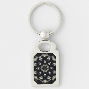 Elegant Mandala Keychain