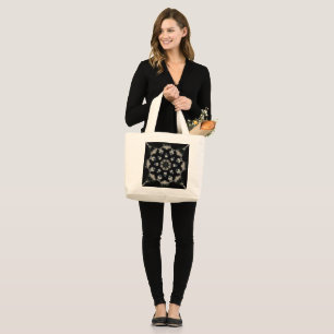Elegant Mandala Large Tote Bag