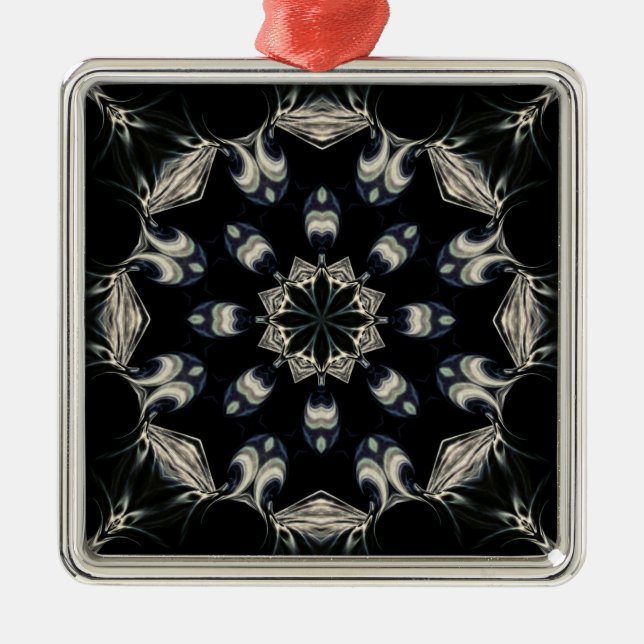 Elegant Mandala Metal Ornament (Front)