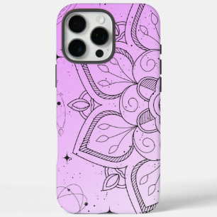 Elegant Mandala Pattern Customizable iPhone 16 Pro Max Case