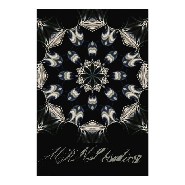 Elegant Mandala Photo Print (Front)
