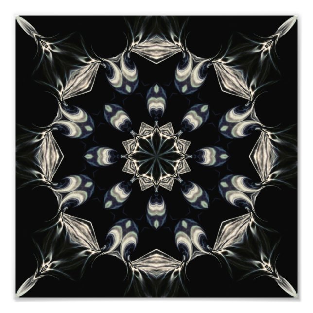 Elegant Mandala Photo Print (Front)