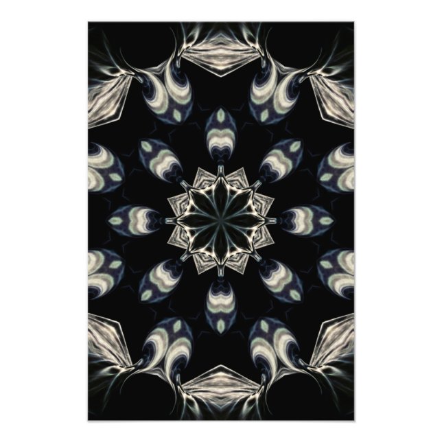 Elegant Mandala Photo Print (Front)