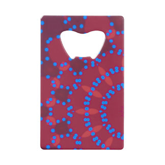 Elegant - MANDALA -PINK - RED Credit Card Bottle Opener