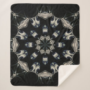 Elegant Mandala Sherpa Blanket