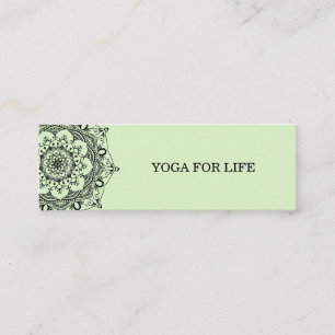 Elegant Mandala Symbol Universe Design Mini Business Card