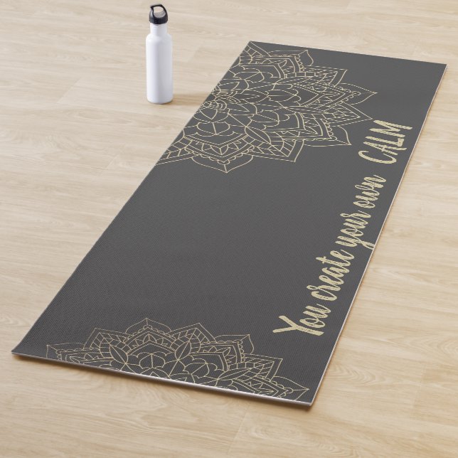 Elegant Mandala -You Create Your Own Calm Yoga Mat (In Situ)