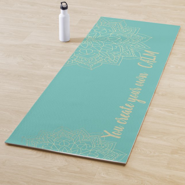Elegant Mandala -You Create Your Own Calm Yoga Yoga Mat (In Situ)