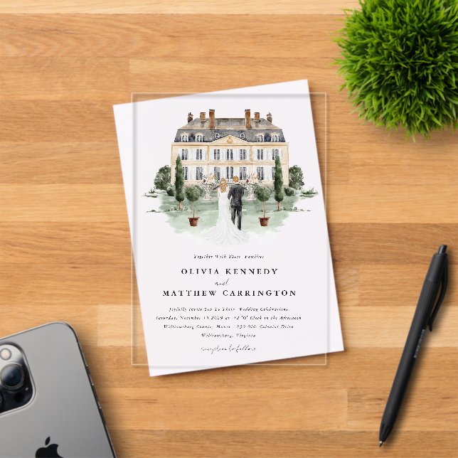 Elégant Manoir De Pays | Villa Faire-part de maria (Insitu (Carte d'invitation))