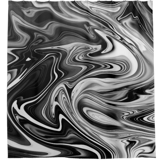 Elegant Marble 7 - Liquid Black and White (Front)