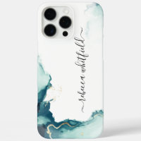 Elegant Marble Agate Pattern Script