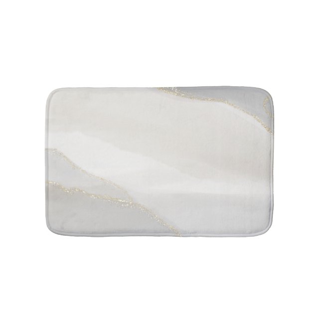 Elegant Marble Bath Mat (Front)