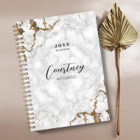Elegant Marble & Gold Logo Initials Business 2023