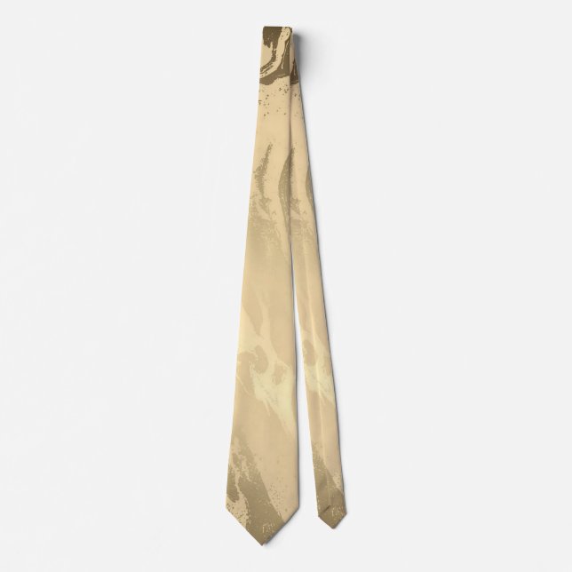Elegant marble gold tie (Front)