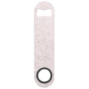Elegant Marble Pattern Blush Pink Bottle Opener Bar Key