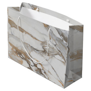 Elegant Marble Pattern Gift Bag