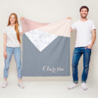 elegant marble rose gold grey beige geometric