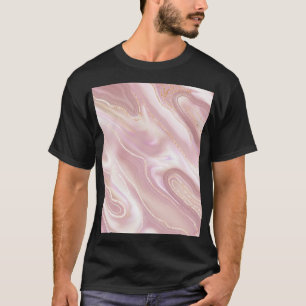 Elegant marble: rose gold texture T-Shirt