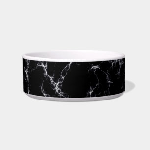 Elegant Marble style4 - Black and White Bowl
