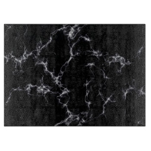 Elegant Marble style4 - Black and White Cutting Board