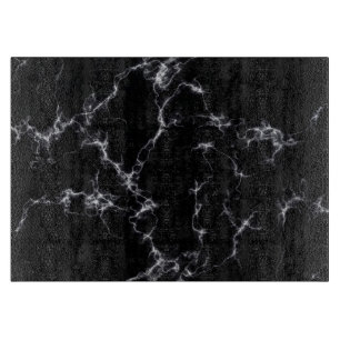 Elegant Marble style4 - Black and White Cutting Board