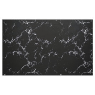 Elegant Marble style4 - Black and White Fabric