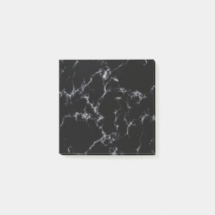 Elegant Marble style4 - Black and White Post-it Notes